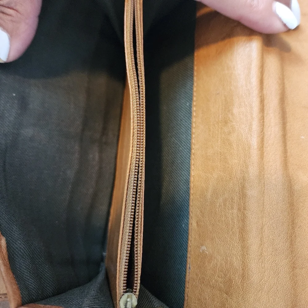 Boulder Ridge Brown Leather Women's  Crossbody